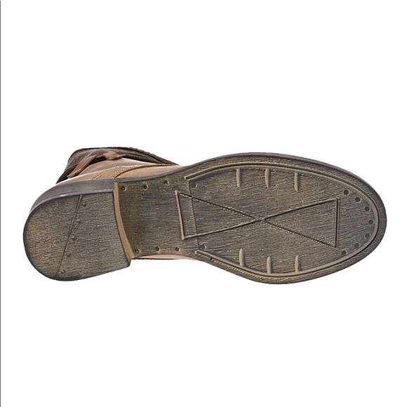 Free People Burnished Stitched Combat Boots - Picture 5 of 6